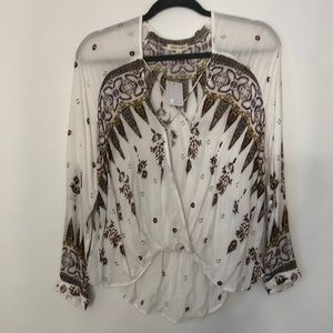 Paisley light blouse